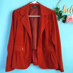 Elementz Burnt Orange Blazer/Jacket